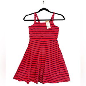 Red spaghetti strap dress